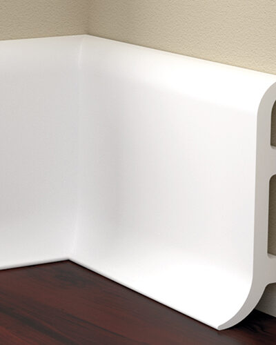 Plinta decorativa alba din DUROTEC 40