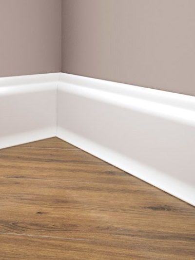 Plinta decorativa alba din DUROTEC 16