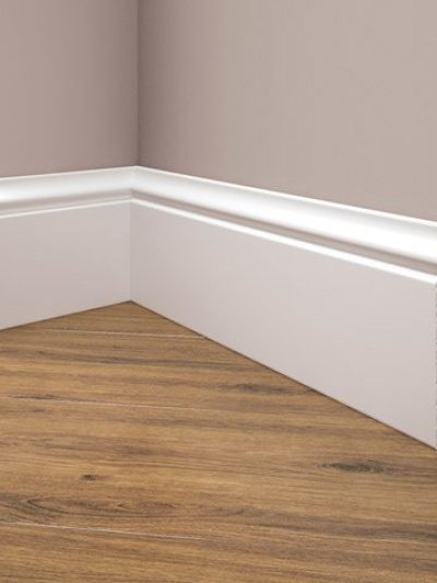 Plinta decorativa alba din DUROTEC 07