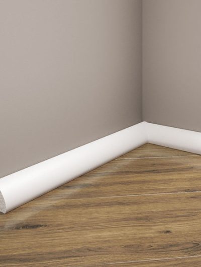 Plinta decorativa alba din DUROTEC12