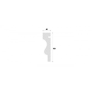 Ancadrament decorativ fereastra NA107 120X40X2000