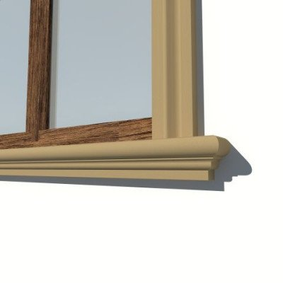 Solbanc decorativ fereastra NA197 100X80X2000 - imagine 2